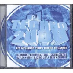 cd tous les tubes techno de l'année 2000