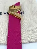 ceinture louis vuitton essential v 30mm en cuir fuchsia