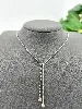 chaîne / collier maille bille l40 cm argent 925 millième (22 ct) 5,12g