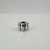charm pandora clip côtelé argent 925 millième (22 ct) 2,10g