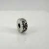 charm pandora clip pavé transparent argent 925 millième (22 ct) 2,41g