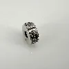 charm pandora clip pavé transparent argent 925 millième (22 ct) 2,41g