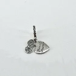 charm pandora en argent forever friends argent 925 millième (22 ct) 2,67g
