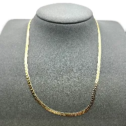 clac collier en acier maille serpent en acier