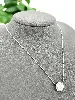 collier argent et oxyde zirconium argent 925 millième (22 ct) 4,30g