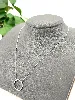 collier argent et pendentif cercle argent 925 millième (22 ct) 2g