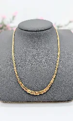 collier maille palmier plate or 750 millième (18 ct) 7,24g