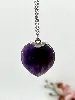 collier maty argent avec pendentif coeur améthyste  argent 925 millième (22 ct) 24,10g