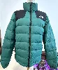 doudoune the north face verte et noire en duvet et plume