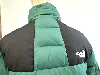doudoune the north face verte et noire en duvet et plume