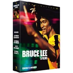 dvd bruce lee - 5 films : big boss + la fureur de vaincre + la fureur du dragon + le jeu de la mort + le jeu de la mort ii - pack