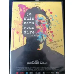 dvd je suis venu vous dire..