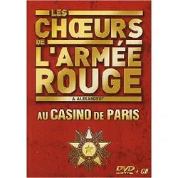 dvd les choeurs de l'armée rouge au casino de paris