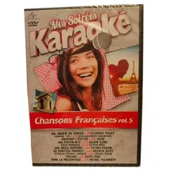 dvd mes soirées karaoké : chansons françaises volume 5