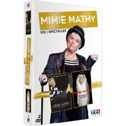 dvd mimie mathy, ses 2 spectacles - 2 dvd