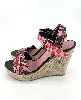 espadrilles en toile louis vuitton rose