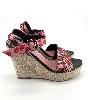 espadrilles en toile louis vuitton rose