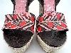 espadrilles en toile louis vuitton rose