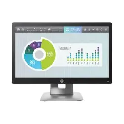 hp elitedisplay e202 - écran led - 20" - 1600 x 900 @ 60 hz - ips - 250 cd/m² - 1000:1 - 7 ms - hdmi, vga, displayport - noir
