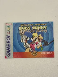 jeu gbc notice gbc bugs bunny & lola bunny