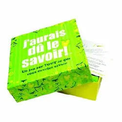 jeu j'aurais dû le savoir !