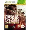 jeu xbox 360 medal of honor warfighter limited edition
