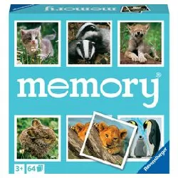 jeux grand memory bébés animaux