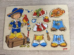 jeux puzzle enfant - bois - eveil - goki