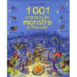 livre 1001 choses de monstre à trouver
