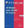 livre 60 étapes pour réussir en anglais