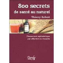livre 800 secrets de santé au naturel