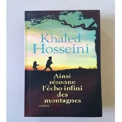livre ainsi résonne l'écho infini des montagnes
