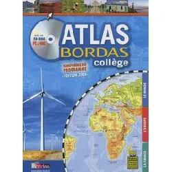 livre atlas bordas college + cd - version grand public