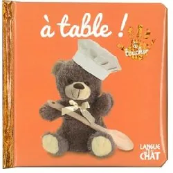 livre bébé touche - à - tout - a table ! - tome 20b
