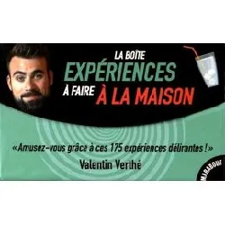 livre boîte expériences à faire à la maison augmentée