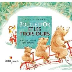 livre boucle d'or et les trois ours