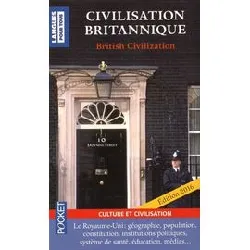 livre civilisation britannique 2025 - british civilization (bilingue)