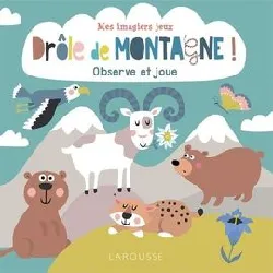 livre drôle de montagne ! - observe et joue