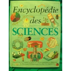 livre encyclopédie des sciences