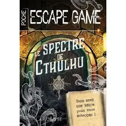 livre escape game de poche - le spectre cthulhu