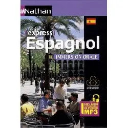 livre espagnol - coffret initiation 100% audio voie express initiation + cd audio