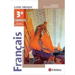 livre français 3ème élève - passeurs de textes (cycle 4) - 2016