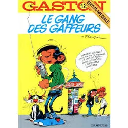 livre gaston numero 12 : le gang des gaffeurs