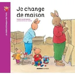 livre la bibliothèque de tom - je change de maison