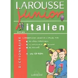 livre larousse junior italien 8 - 11 ans