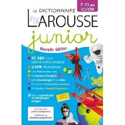livre le dictionnaire larousse junior et son dictionnaire en ligne - 7/11 ans - ce/cm