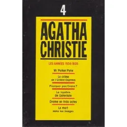 livre les annees 1934 - 1935 : pr parker pyne, le crime de l'orient - express, pourquoi pas evans ?, le mystere de listerdale, dra