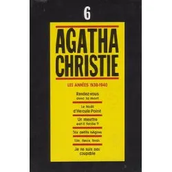 livre les annees 1938 - 1940, rendez - vous avec la mort, le noël d'hercule poirot, un meurtre est - il facile ? dix petits negres