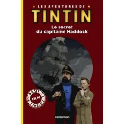 livre les aventures de tintin - le secret du capitaine haddock