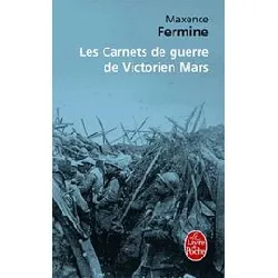 livre les carnets de guerre de victorien mars